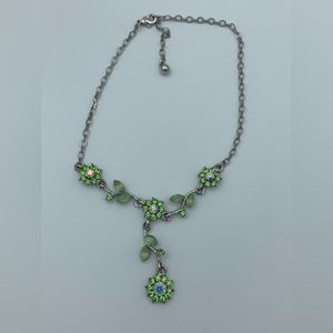 Green Sparkly Anklet